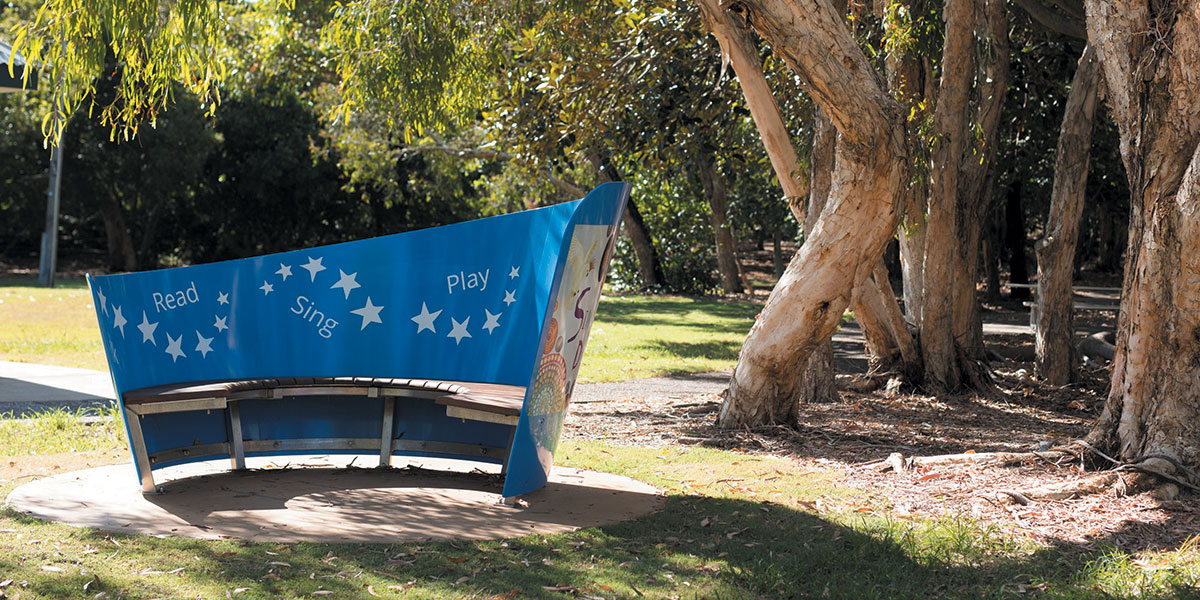 Story seats bring the magic of storytelling to Sunshine Coast parks