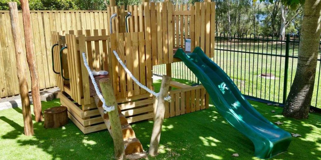 Cubby House Part of a Nature Play Space from Gdl