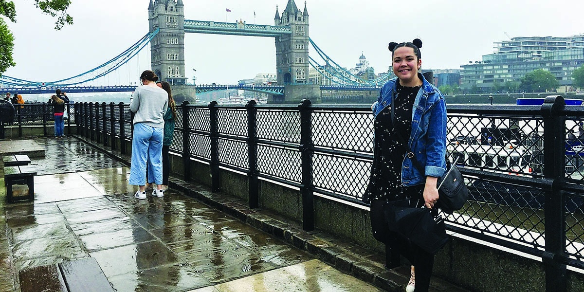 Local TAFE student finds her London calling
