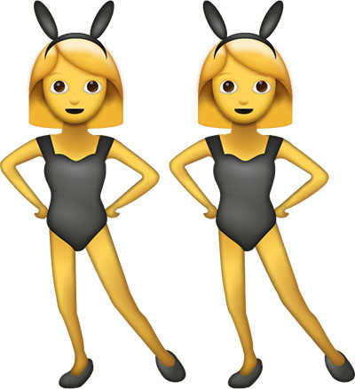 What Does the Dancing Bunny Girls Emoji Mean