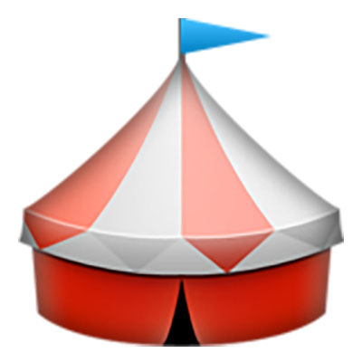 What Does the Circus Tent Emoji Mean