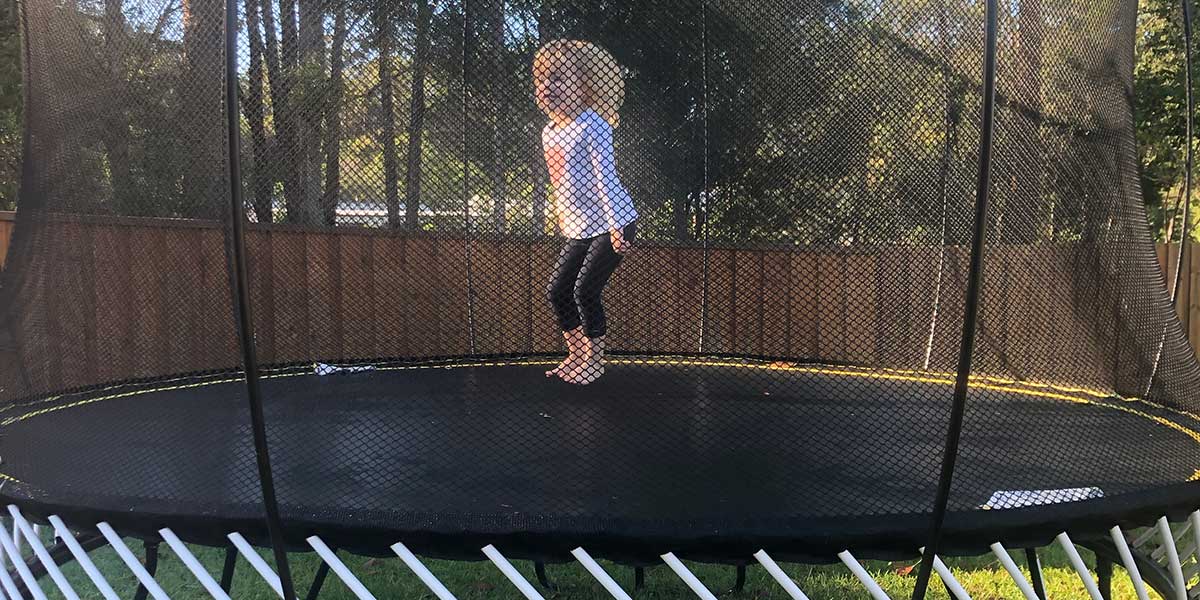 We put a Springfree trampoline to the test