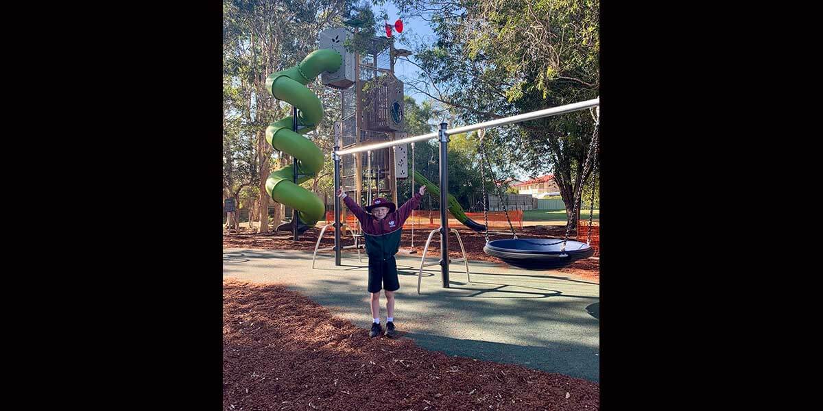 The new playground in Beerwah, Sunshine Coast