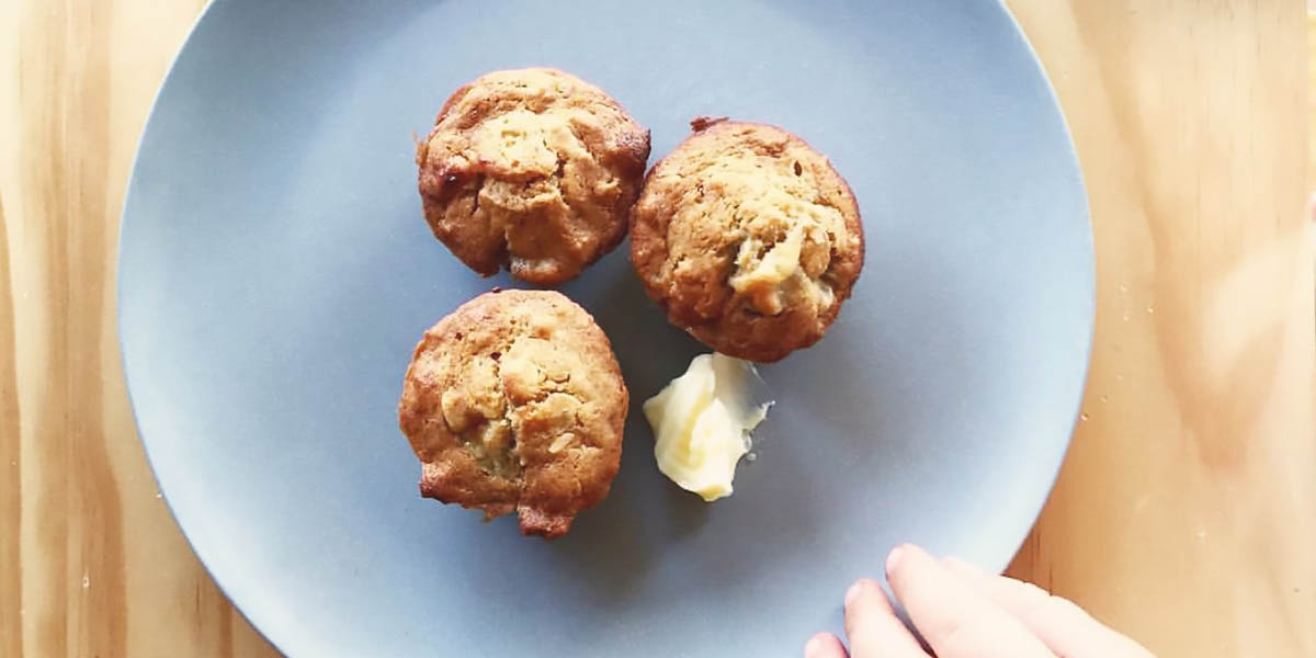 Freezer-friendly Banana Muffins