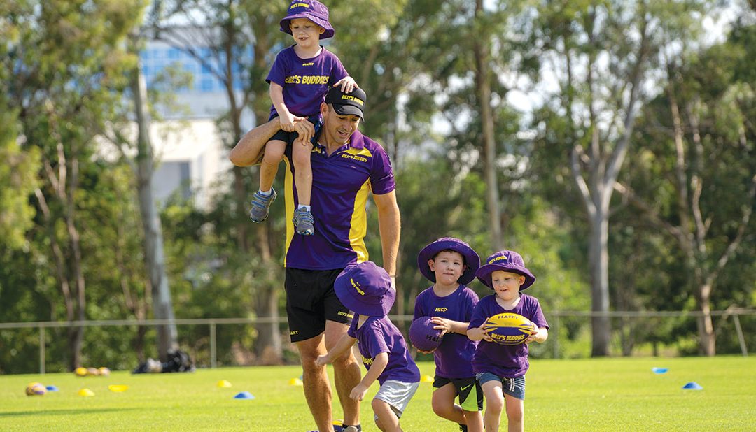 Billy Slater and his fun new preschool sports program