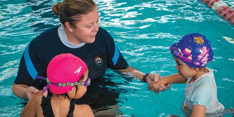 Why kids should swim through winter pool