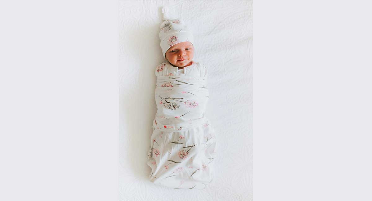 embedded baby winter swaddle