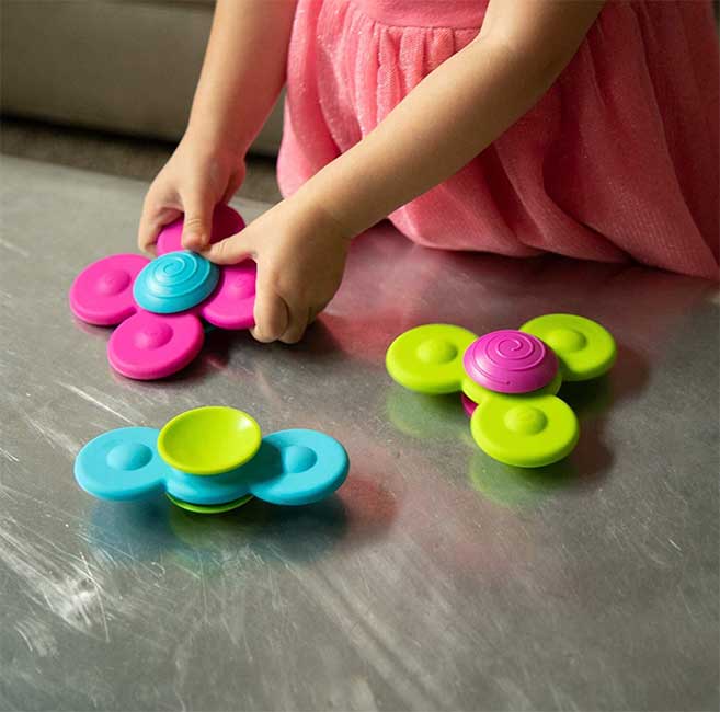 WhirlySquigz sensory toy for toddlers