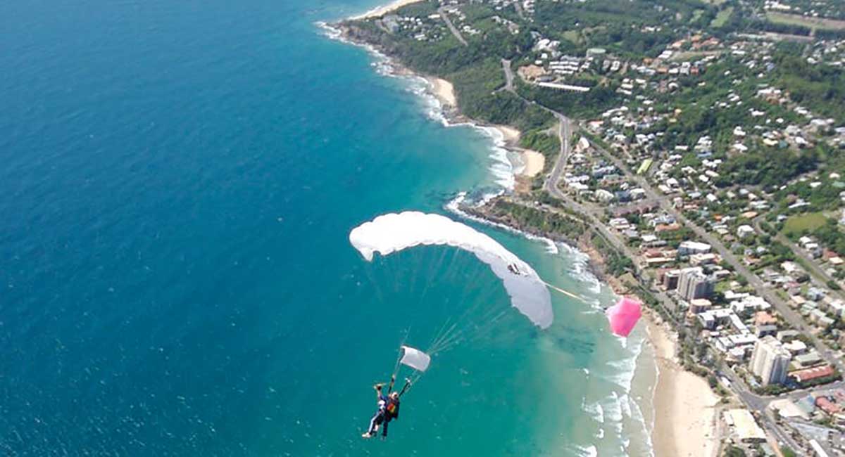 skydiving Sunshine Coast for Fathers Day