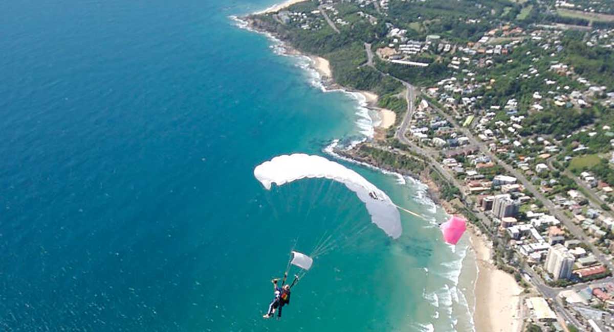 Skydiving Sunshine Coast for Fathers Day