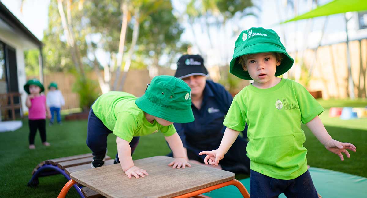 children playing at Aroona childcare centre