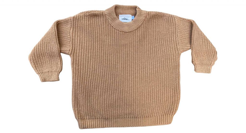 Mlw chunky Knit in Cinnamon