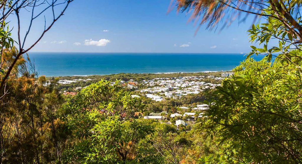 View from Mount Coolum