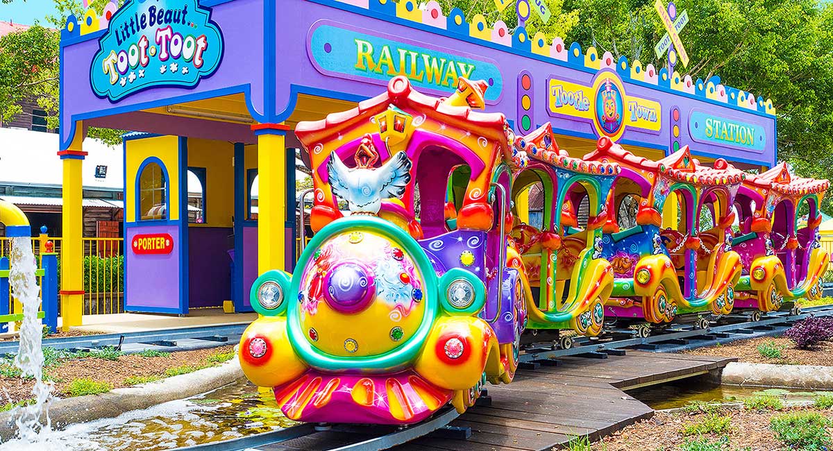 Tiny Tots Train at Aussie World