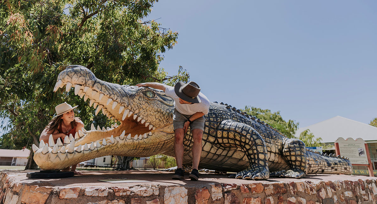 the Big Crocodile Big Things in North West Queensland