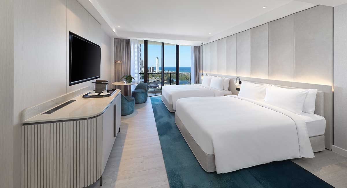 Marriott Gold Coast twin room