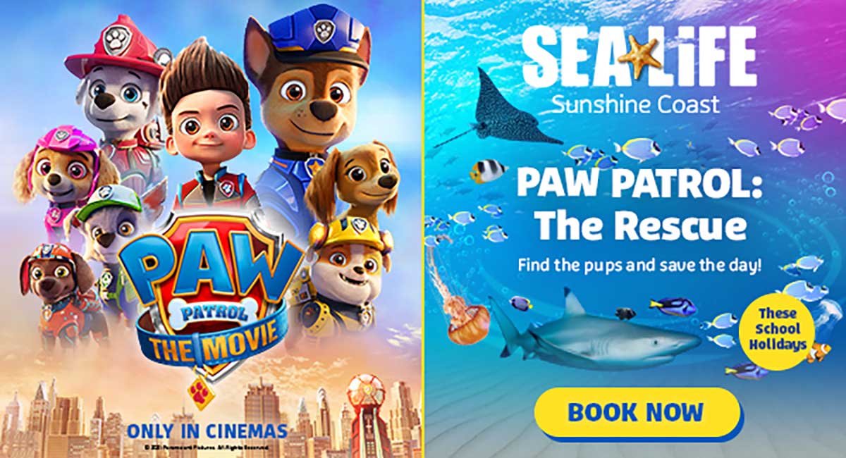 Paw patrol at sealife sunshine coast