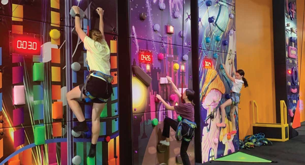 Climbing Wall and Fitness Activities at Rush Adventureland Maroochydore