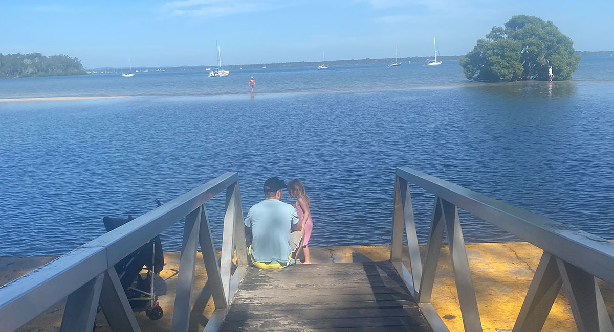 on the Water at Rainbow Beach