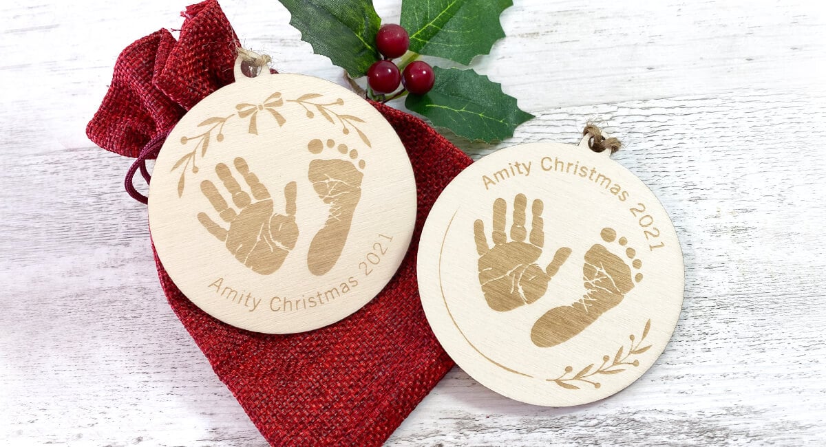 Wooden personalised Christmas decoration