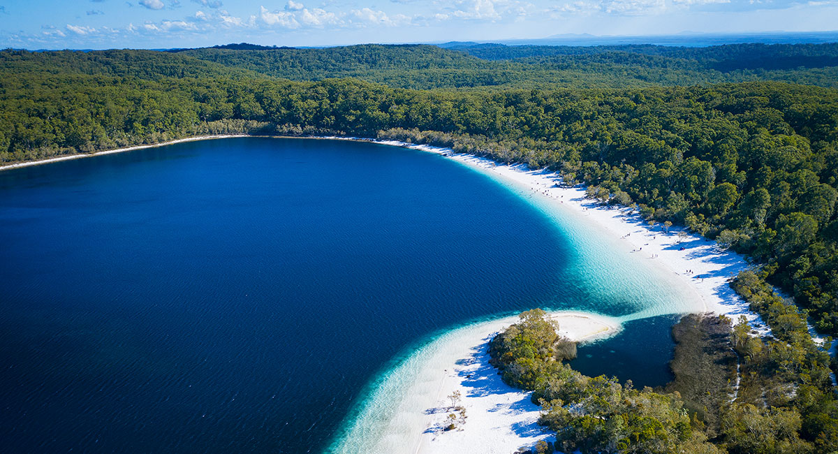 Lake Mackenzie on Kgari Fraser Island