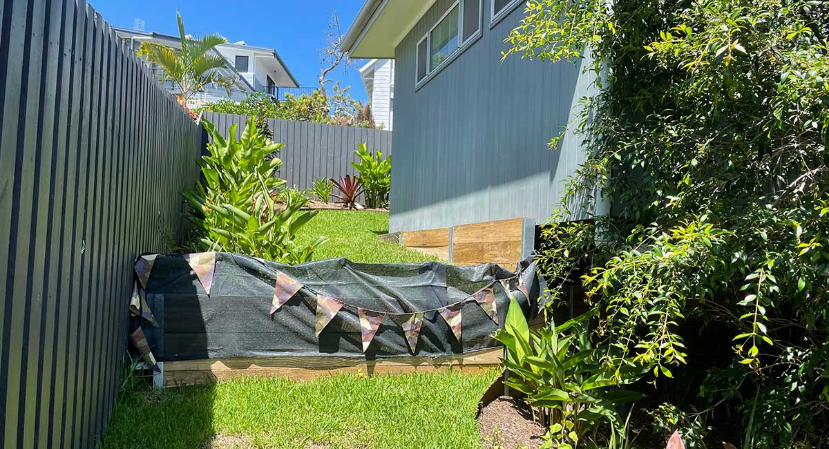 Lasertag party at home bunting