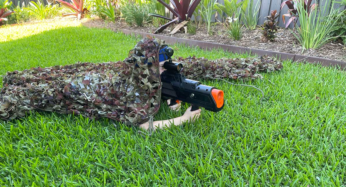 Lasertag-party-at-home-camoflage