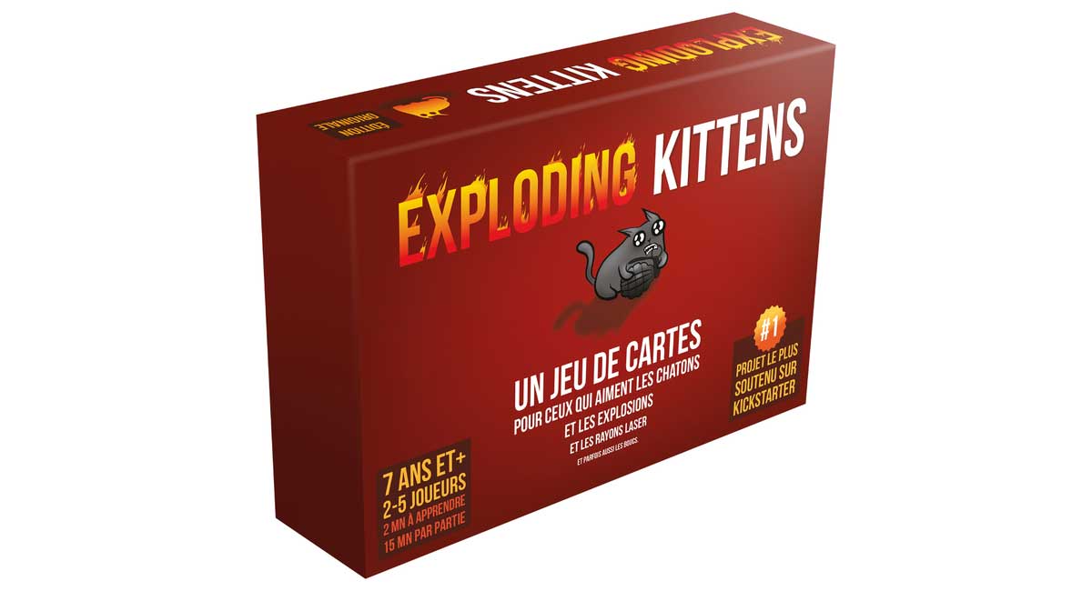 best board games for kids - exploding kittens