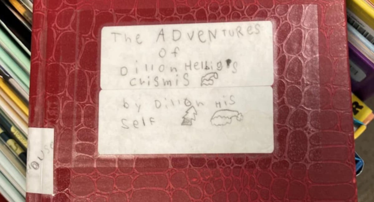 Dillon Helbig's handwritten book