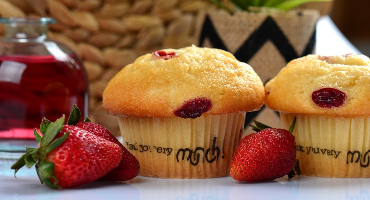 strawberry muffins recipe