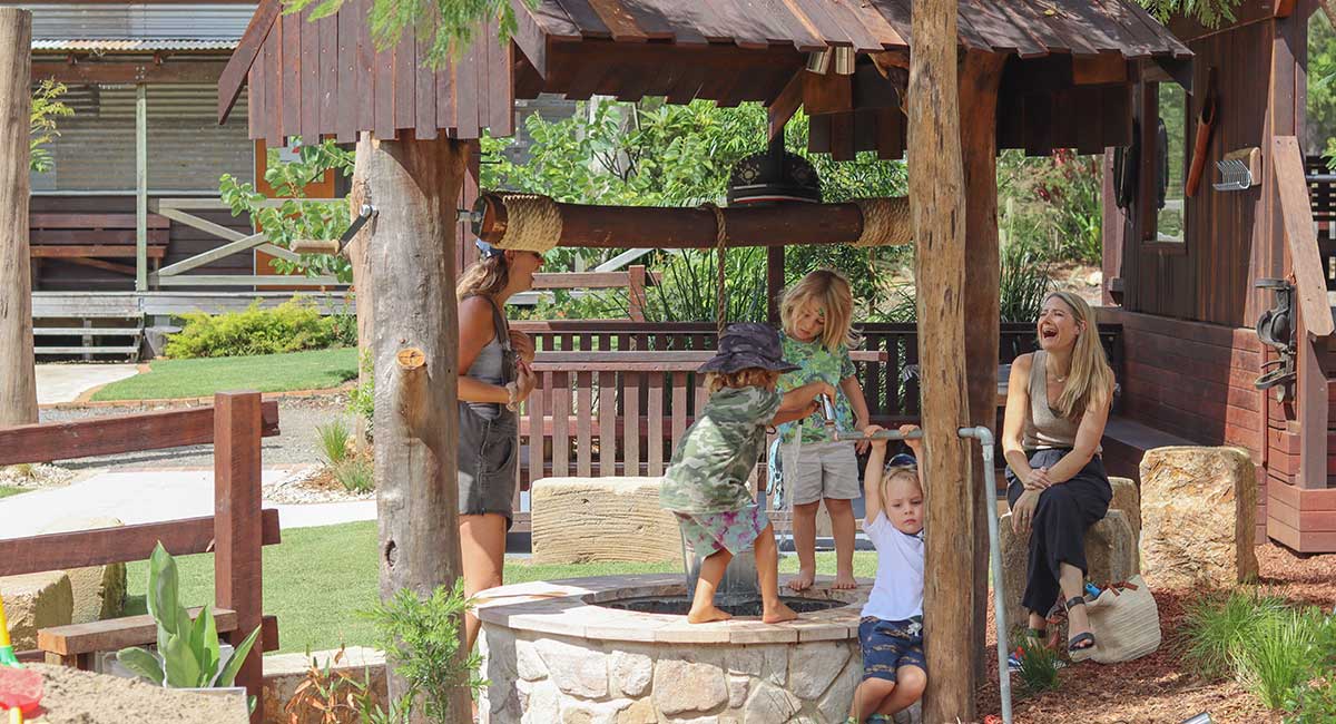 Wishing Well at Sunshine Butterflies Accessible Playground