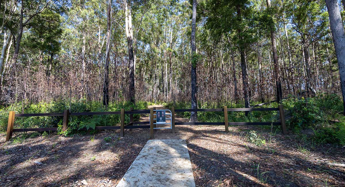 Stockland Aura's Baringa Forest Park has a number of bushwalk trails to explore.