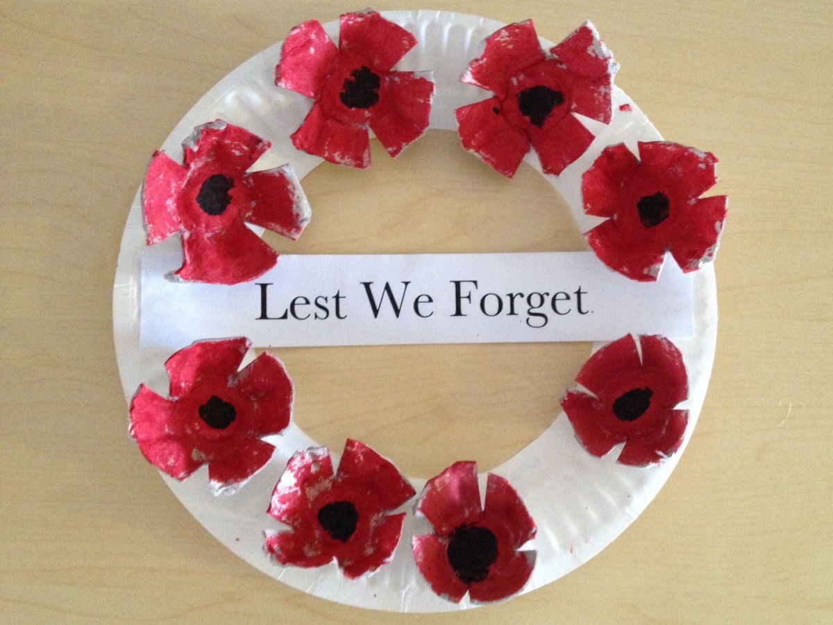Anzac Day craft for kids