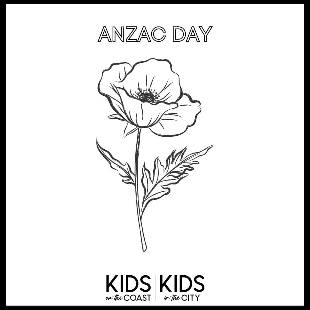 Commemorate Anzac Day with these colouring sheets for kids Kids on