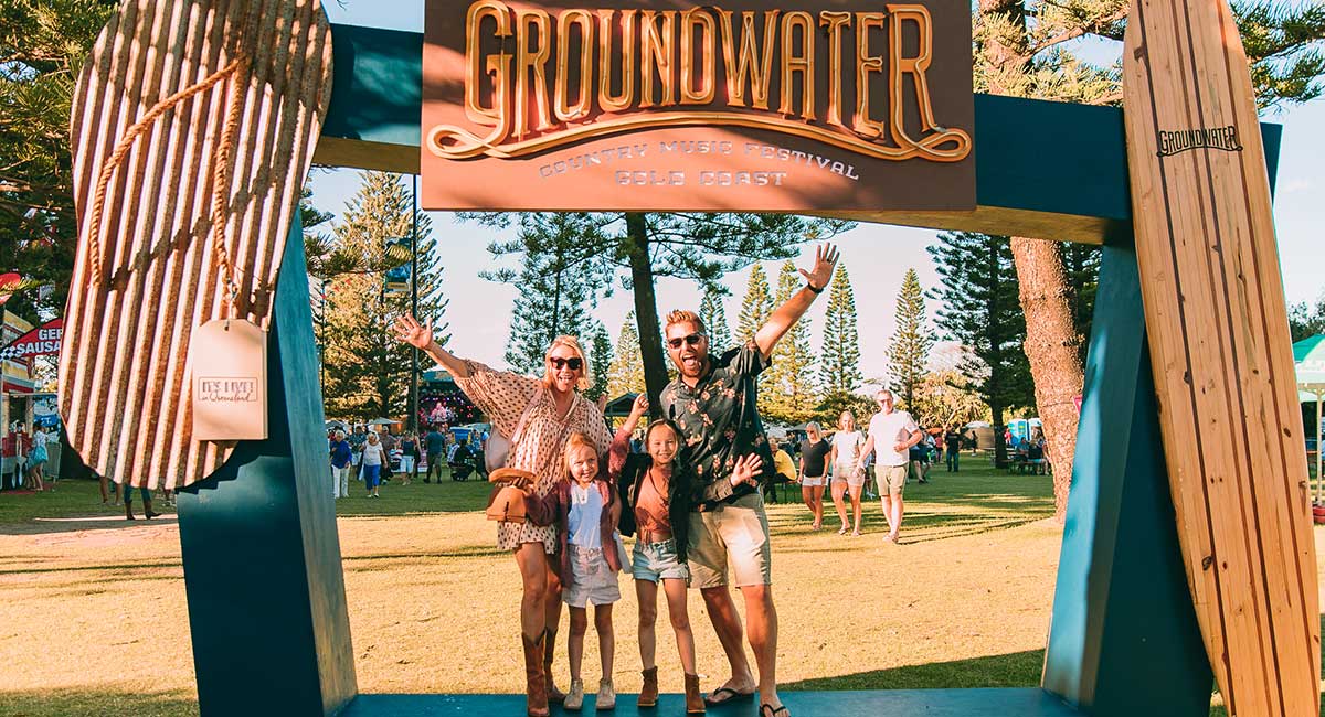 Family at Groundwater Country Music Festival