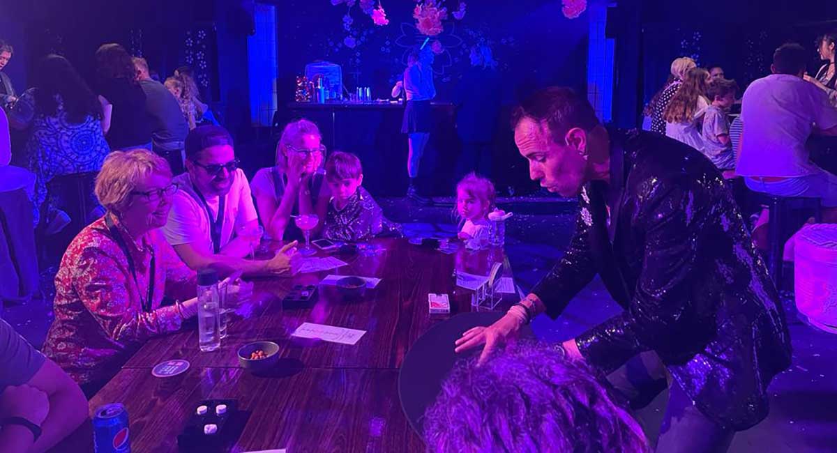 A magic show for families