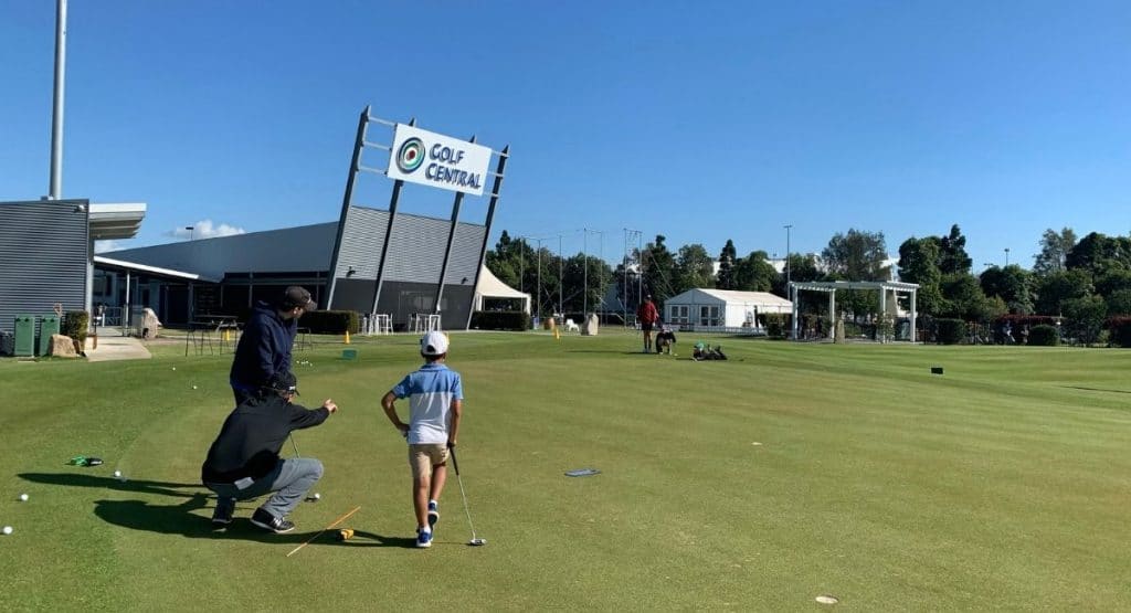 Golf Junior Clinics session in Brisbane