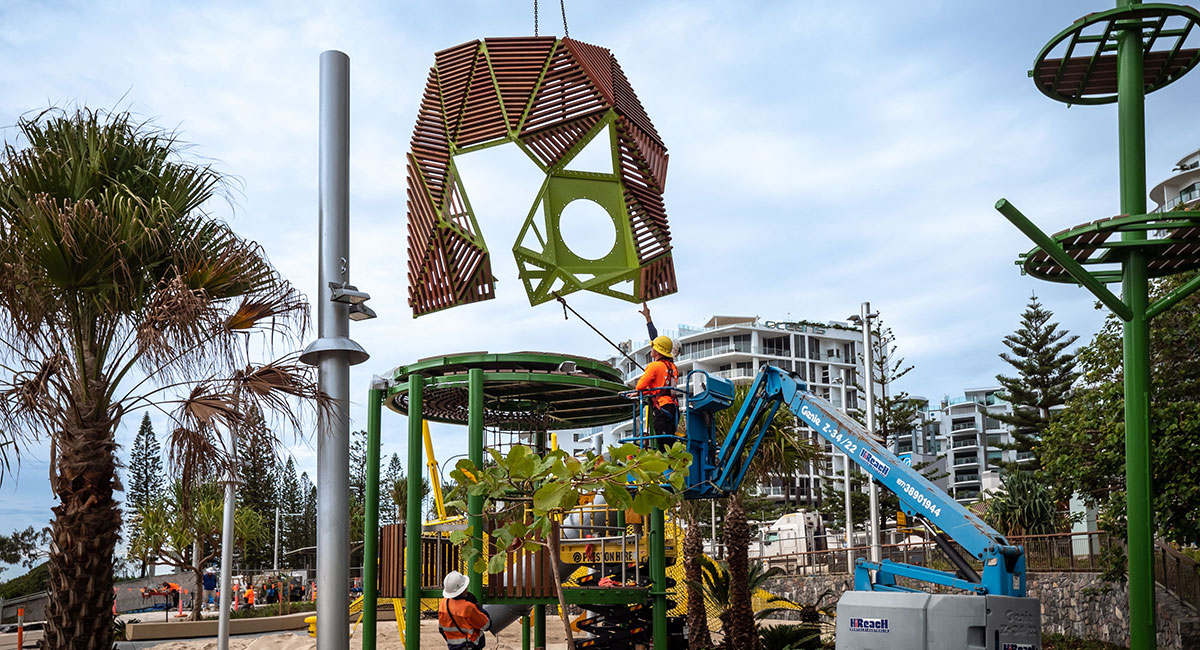 Epic Sunshine Coast playground nears completion