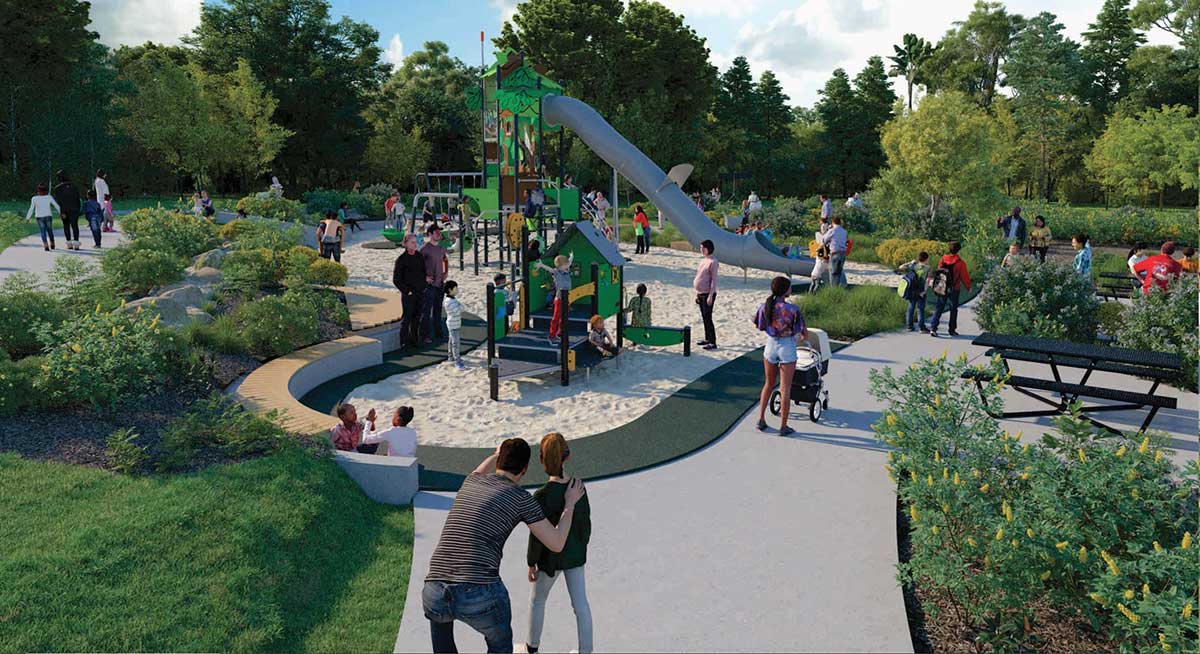 New playground underway for Buderim Village Park