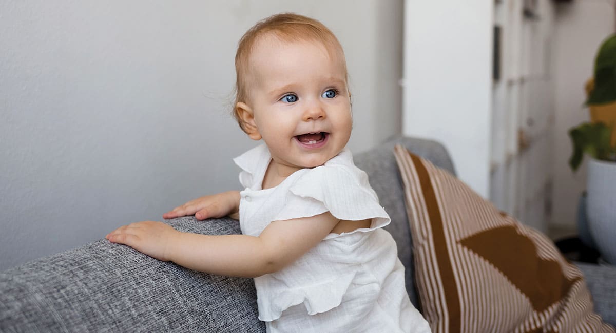 Baby with First Teeth