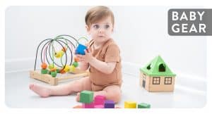 Cute Baby Playing with Toys
