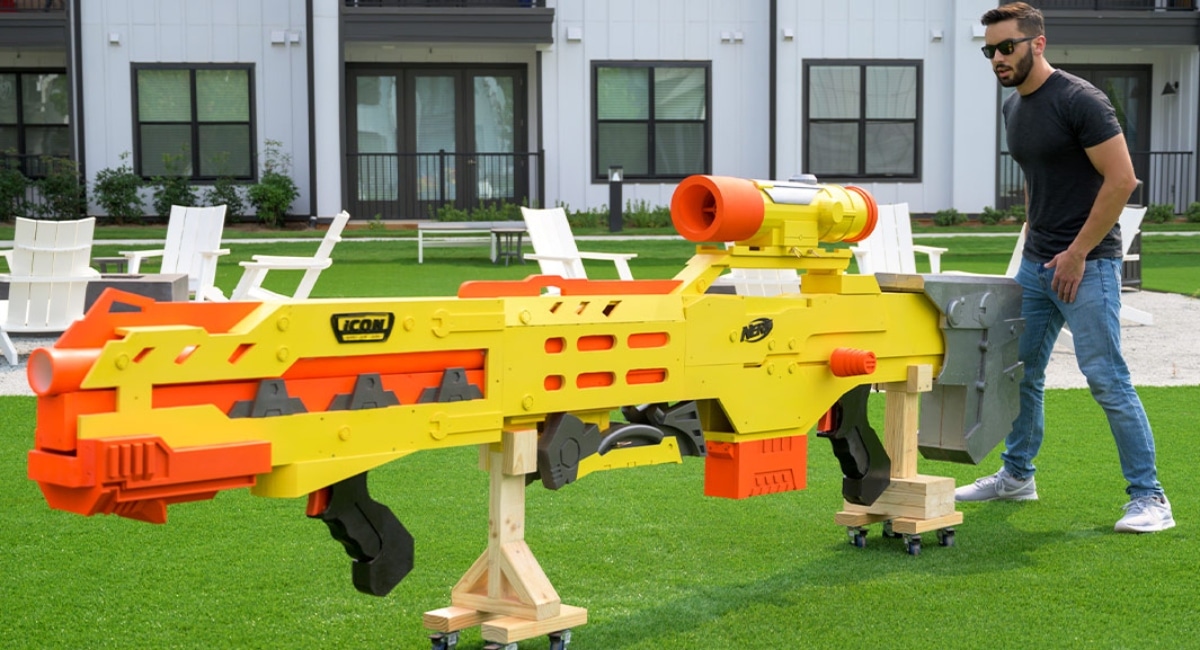 What’s the world’s largest Nerf gun? Guinness World Records 2023 can tell you!