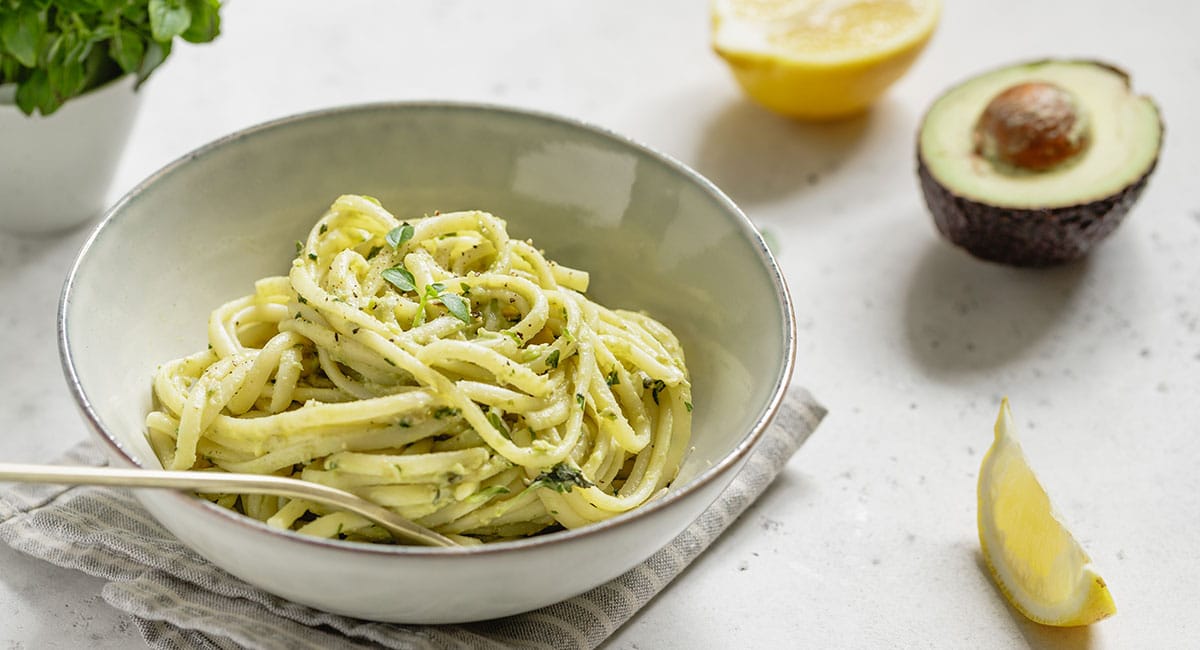 Creamy avocado pasta recipe