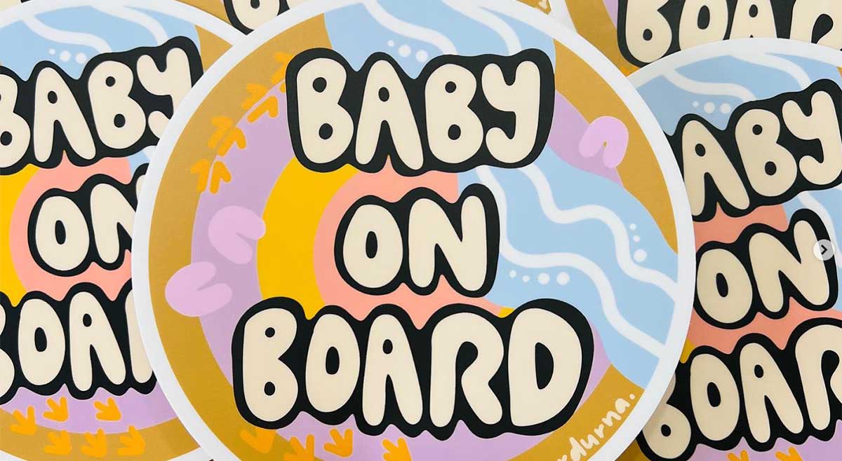 Baby on Board Sticker