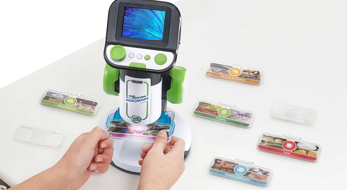 Leap Frog's Magic Adventures Microscope makes a great Christmas gift for curious kids