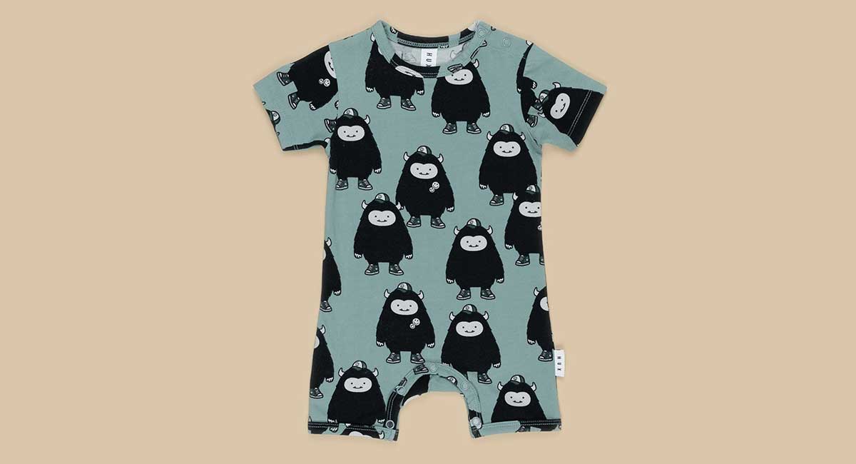 Little Monster Romper from Huxbaby