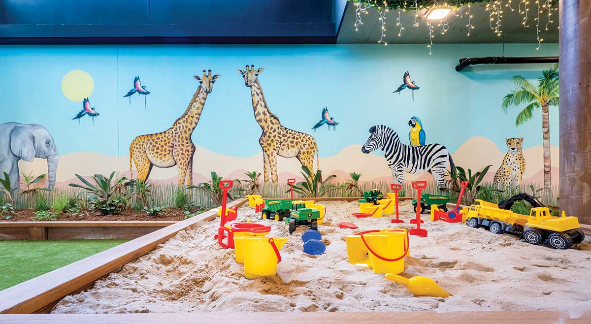 the Sandpit at Edge Early Learning