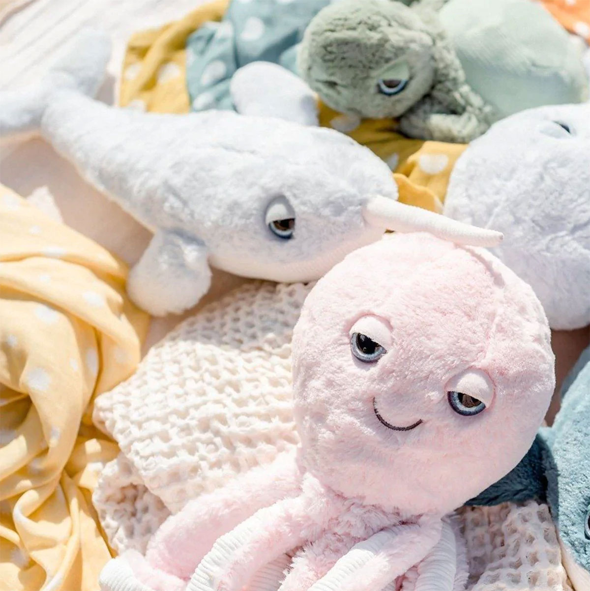 ocean themed soft toys from Moobaba, Sunshine Coast