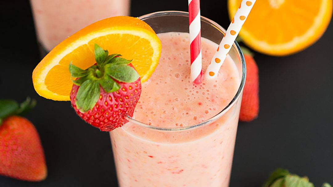 Strawberry Sunrise Smoothie Recipe