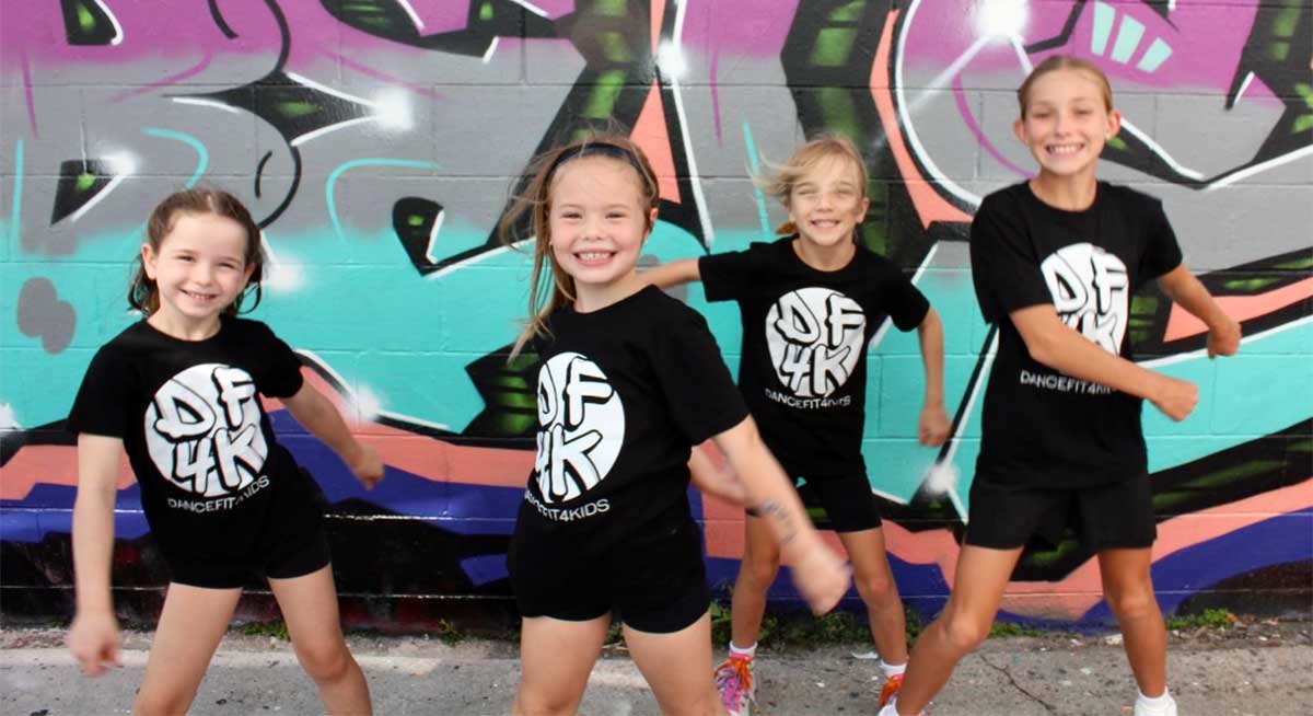 Kids Having Fun at Dance Fitness 4 Kids Summer Holiday Camp